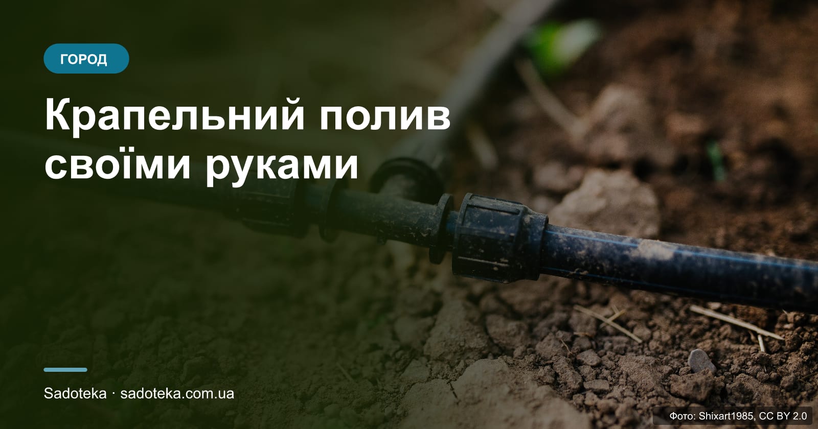 Крапельний полив своїми руками: схема і монтаж
